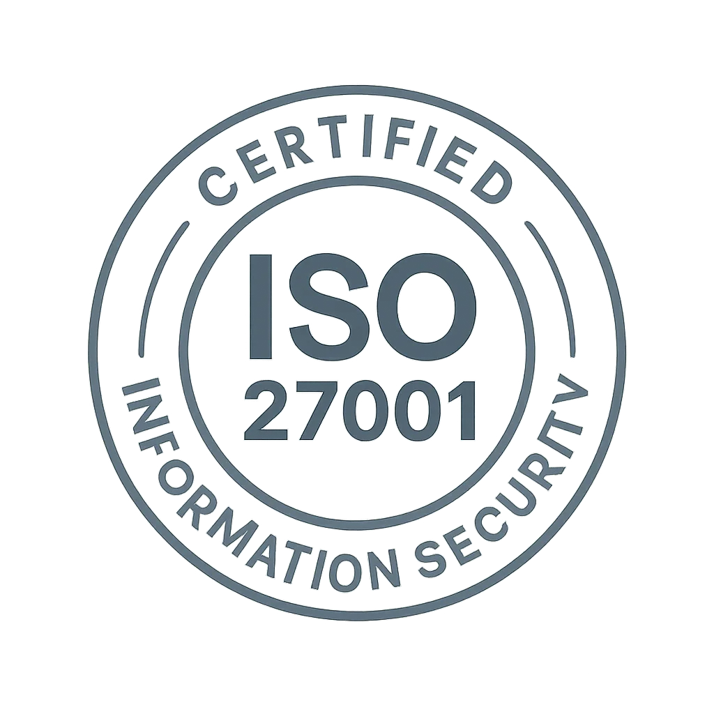 ISO 27001 Certified